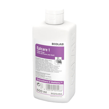 Мыло жидкое для рук Epicare 1 жидкое ароматизированное 0,5 л (арт 9025450) INST