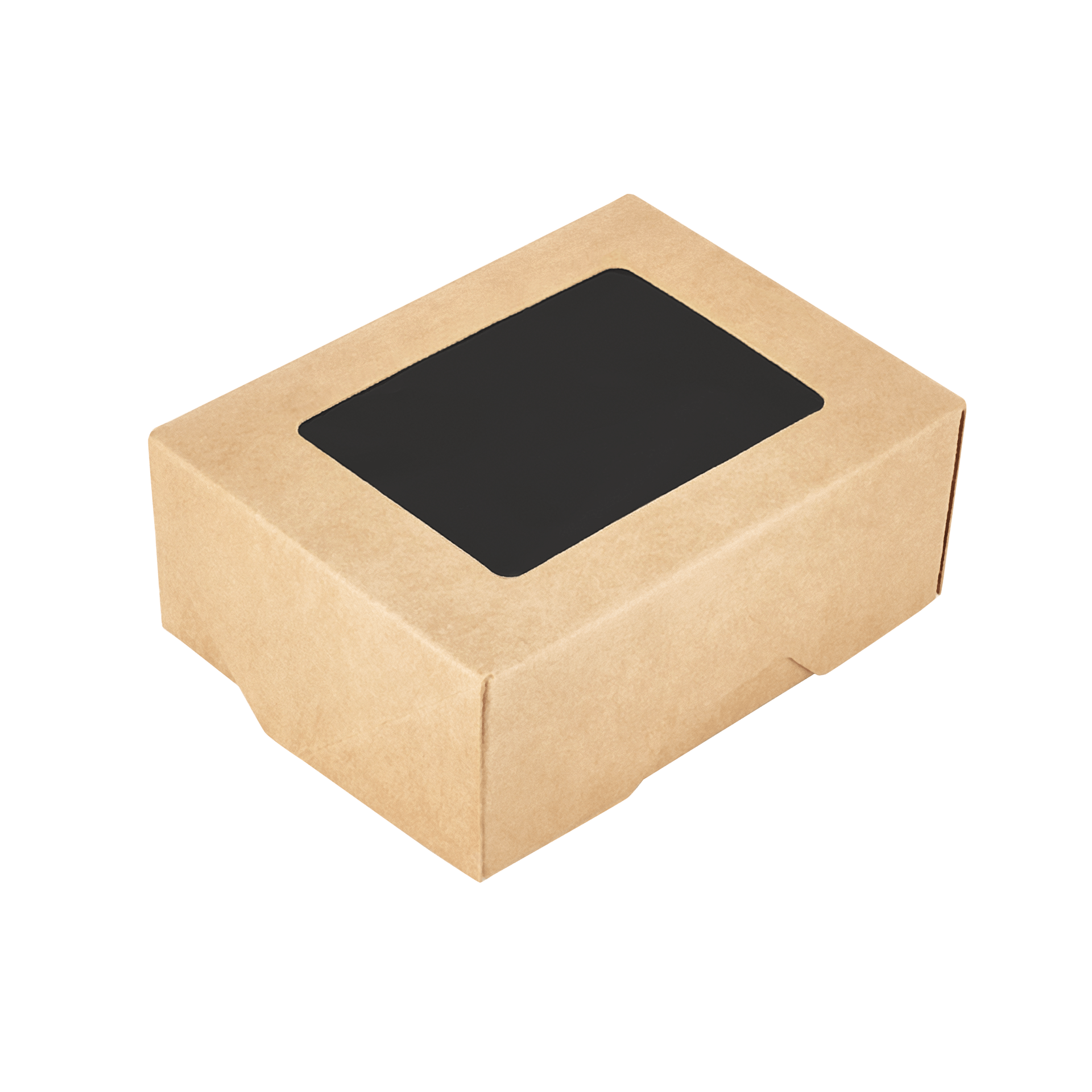 Контейнер бумажный OneBox 350мл (80х100х40) черный