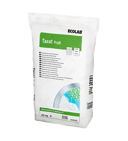 Стиральный порошок для белья Ecolab Taxat Profi сильные загрязнения 20 кг (артикул производителя 1101040)