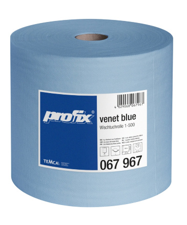 Нетканый протирочный материал Profix Venet Blue с перфорацией 500 листов синий (артикул производителя 067967)