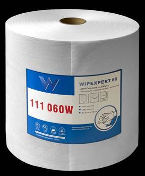 Нетканый протирочный материал в рулоне WIPEXPERT 60 белый 1200 л. арт. 111060W