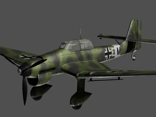 Немецкий самолёт JUNKERS "JU-87