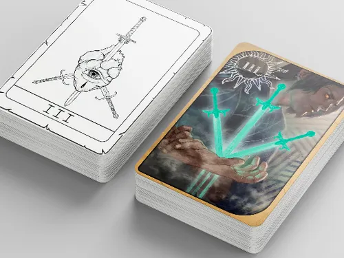 Tarot Тройка Мечей