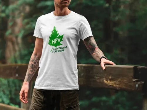 Логотип для канадского лесничества HPV / haut plan vert /