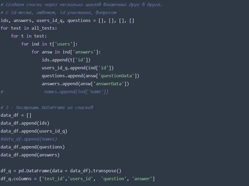 Автоматизация сбора данных API