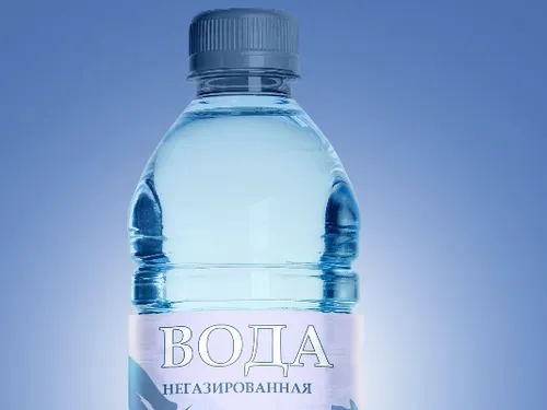 Дизайн этикетки бутылки воды