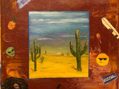 Dreams of California/30х40 canvas, oil (2019)