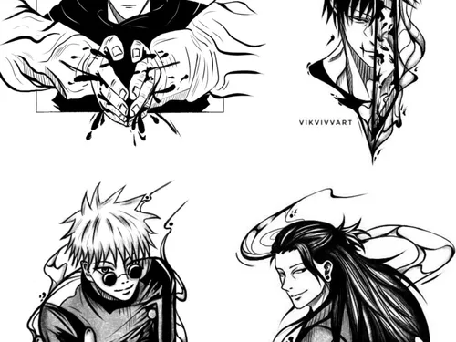 Tattoo designs in anime art style