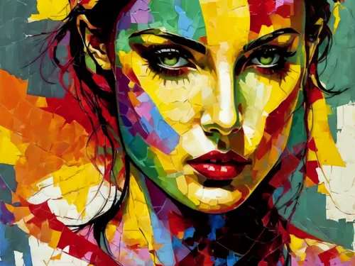 Images for interior and textile surfaces: "Aura of a woman."