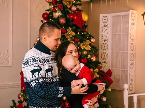 Новогодняя семейная съёмка