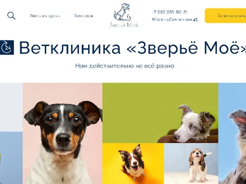 Landing Page для ветеринарной клиники