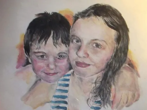 Акварель,2019г(портреты)