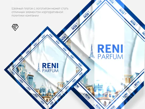 Разработка эскизов для фирменного платка RENI