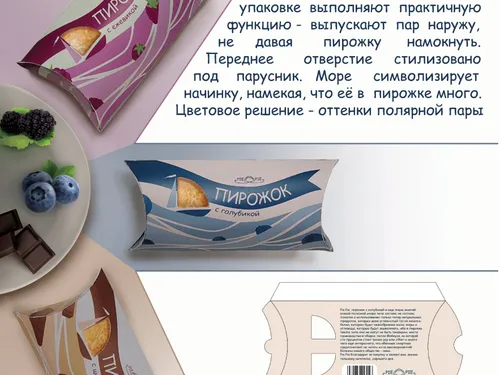 Дизайн упаковки пирожков