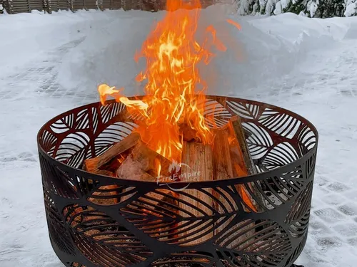 Костровая чаша Листья