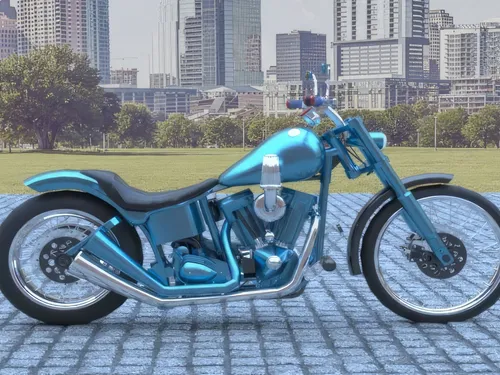 3D Модель Harley Davidson