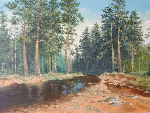 Лес летом.