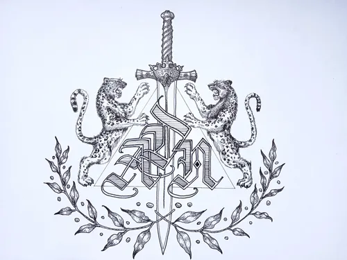 Гербовая монограмма.