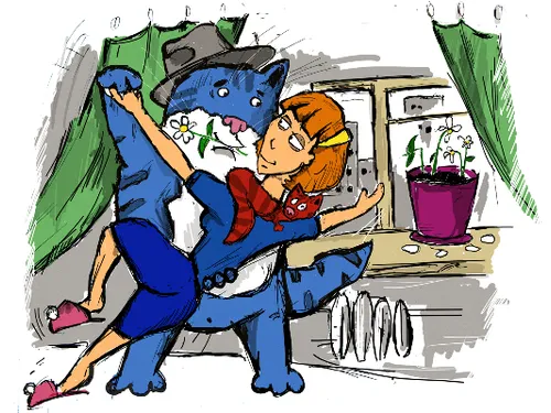 Книжные иллюстрации "Про котов"