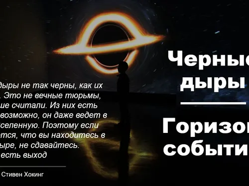 Черные дыры/горизонт событий
