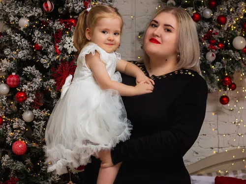 Семейная новогодняя фотосессия