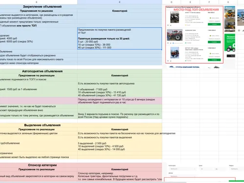 Монетизация\добавление рекламных возможностей