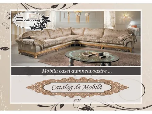 Catalog for a furniture factory Codru
