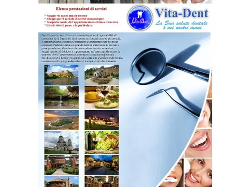 dental clinic advertising brochure Vita Dent
