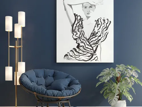 FLAT illustration & FASHION sketch