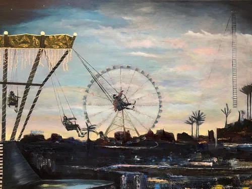 Flying at dawn
