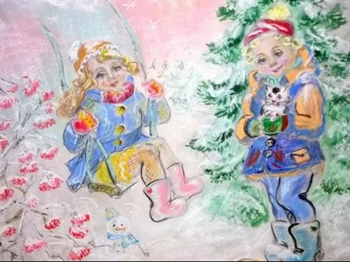 Новогодний постер-открытка (формат А3)