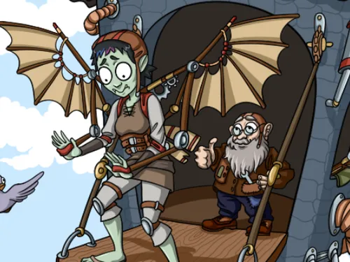 Коллекция иллюстраций для карточной игры Kickstarter