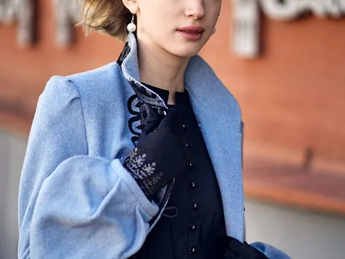 уличная съемка модели