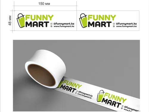 Эскиз  логотипа на скотч