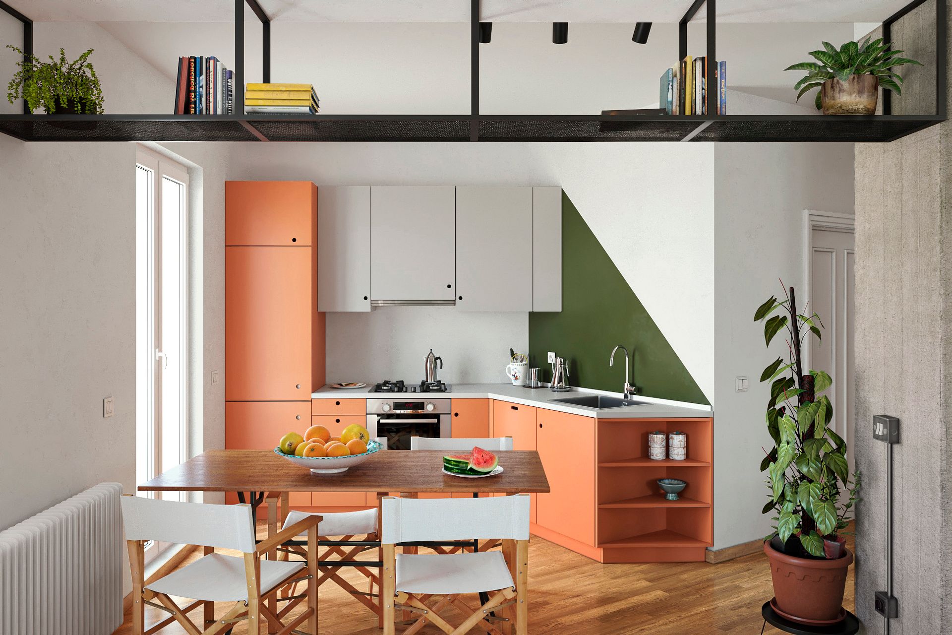 Интерьер квартиры. 3ds Max + Vray + Photoshop — фото 2
