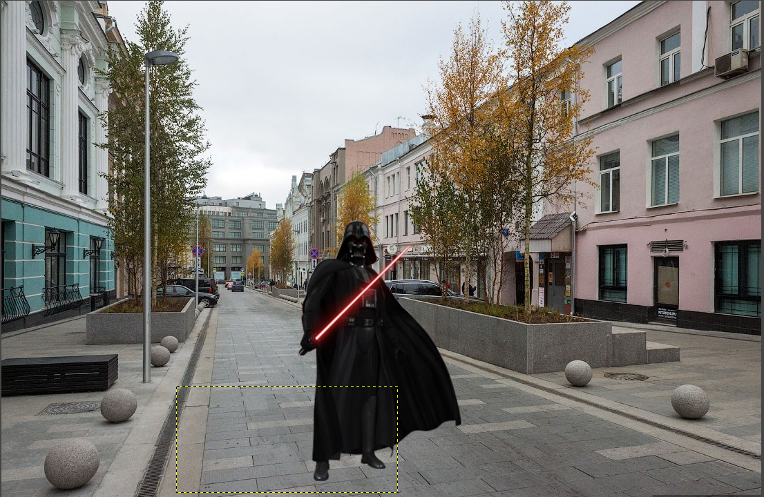 Цветная корекция/Дартв вейдер — фото 1