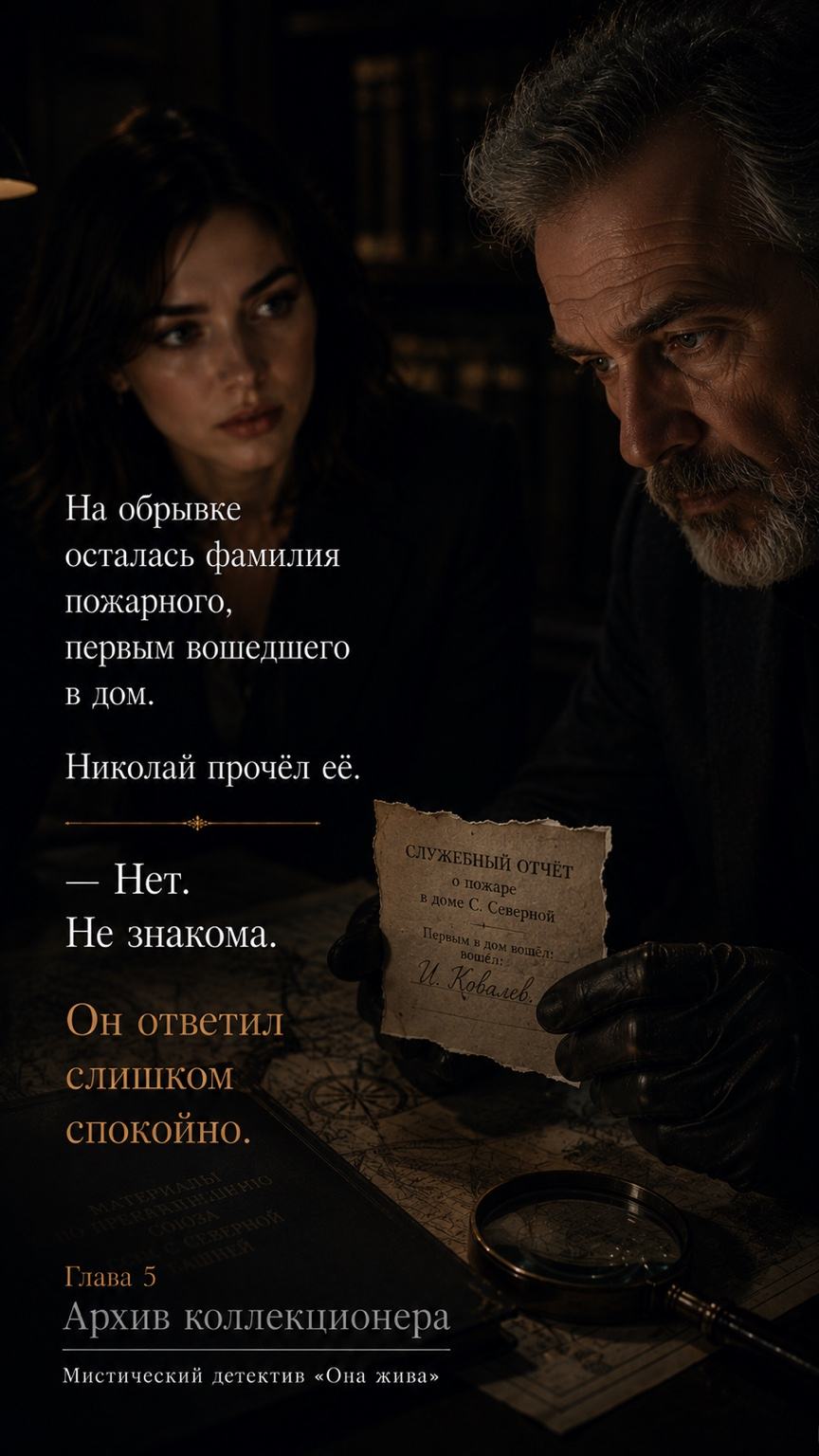 На обрывке осталась фамилия пожарного. Ответ Николая прозвучал слишком спокойно.