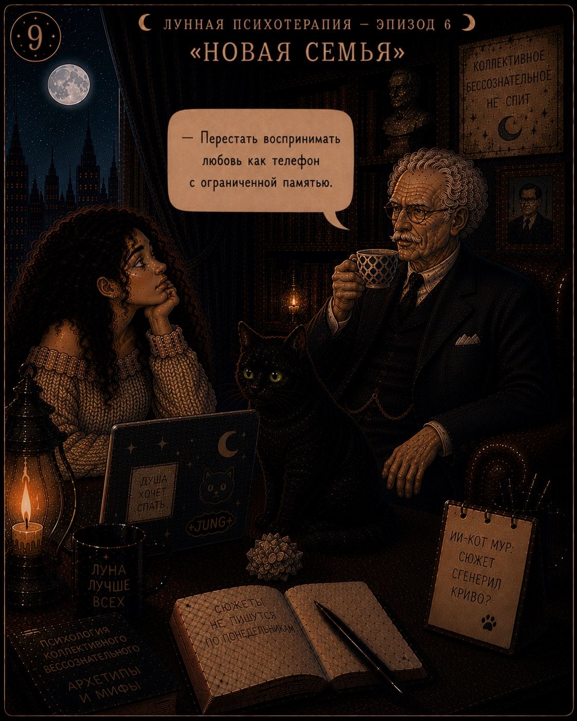 Лунная психотерапия — Новая семья, кадр 9