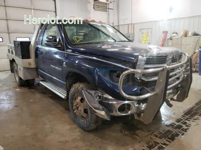 null blue pickup diesel 3D7MX46C86G166847 photo #1