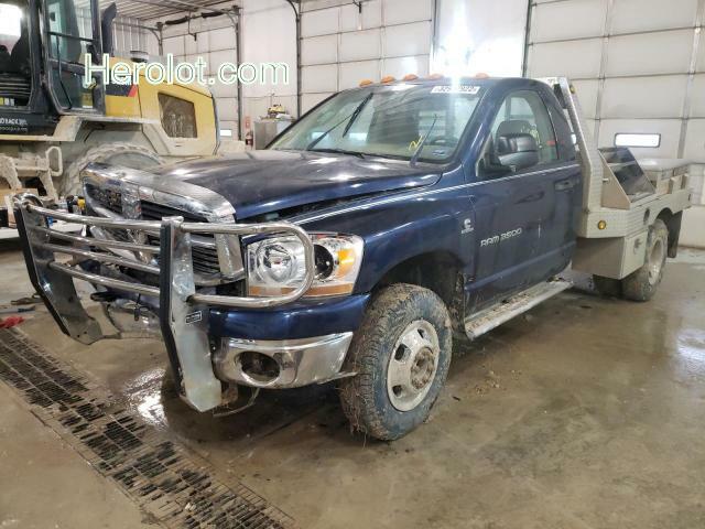 null blue pickup diesel 3D7MX46C86G166847 photo #4