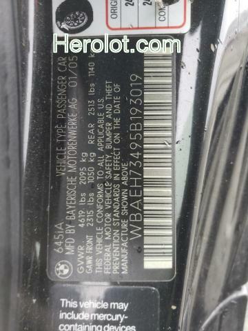 null black coupe gas WBAEH73495B193019 photo #3