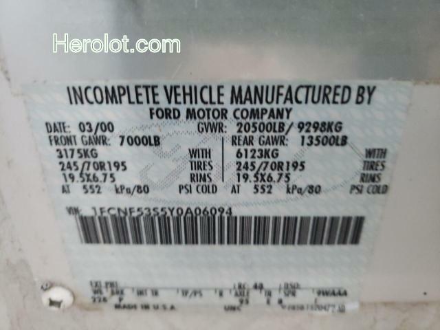 null two tone  gas 1FCNF53S5Y0A06094 photo #3