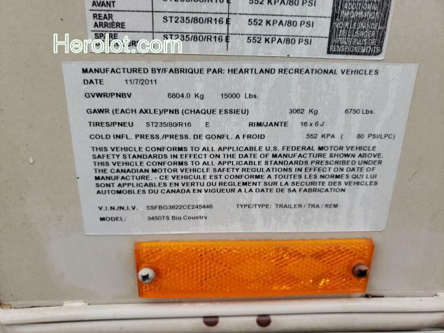 null beige   5SFBG3822CE245446 photo #3