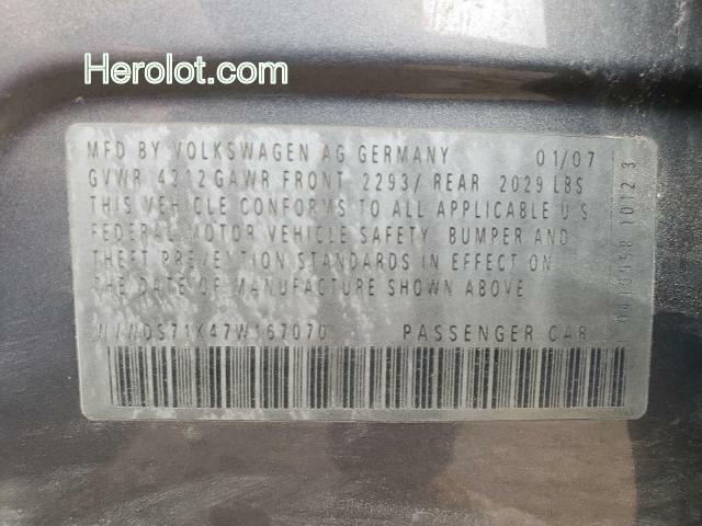 null gray hatchbac gas WVWDS71K47W167070 photo #3