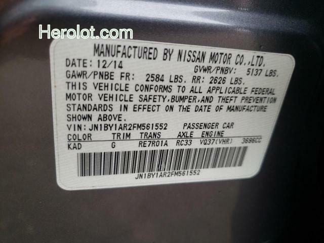 null gray  gas JN1BY1AR2FM561552 photo #3