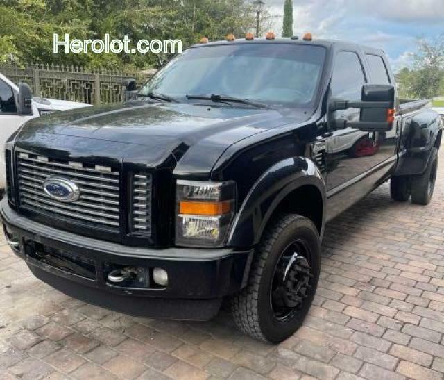 FORD F450 SUPER 2010 black crew pic diesel 1FTXW4DR5AEA69333 photo #4