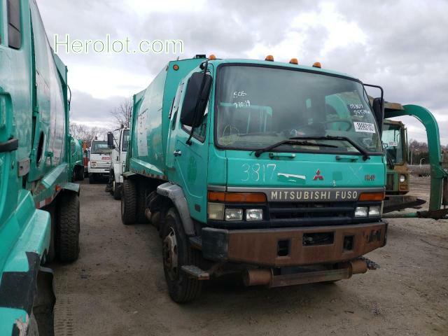 MITSUBISHI FM 657 2004 green tilt cab diesel  38993102 JL6FFJ1E04K001370 JL6FFJ1E04K001370 photo #1