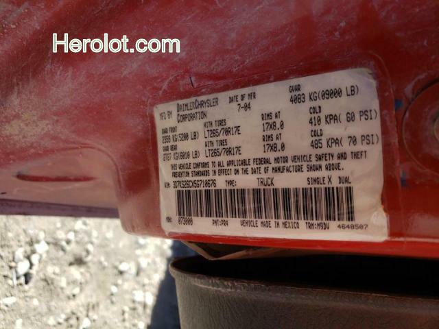 null red  diesel 3D7KS26CX5G710676 photo #3