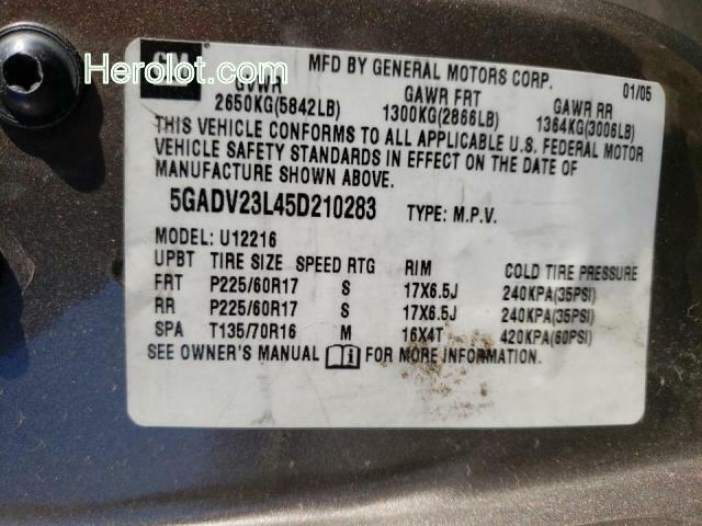 null tan  gas 5GADV23L45D210283 photo #3
