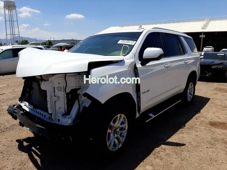 CHEVROLET TAHOE K150 2021 white  gas  53439612 1GNSKNKD6MR274005 1GNSKNKD6MR274005 photo #3